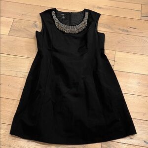 Alfani Black Dress with Silver Embellishments, 16